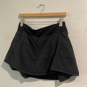 long pace rival skirt 6 in black